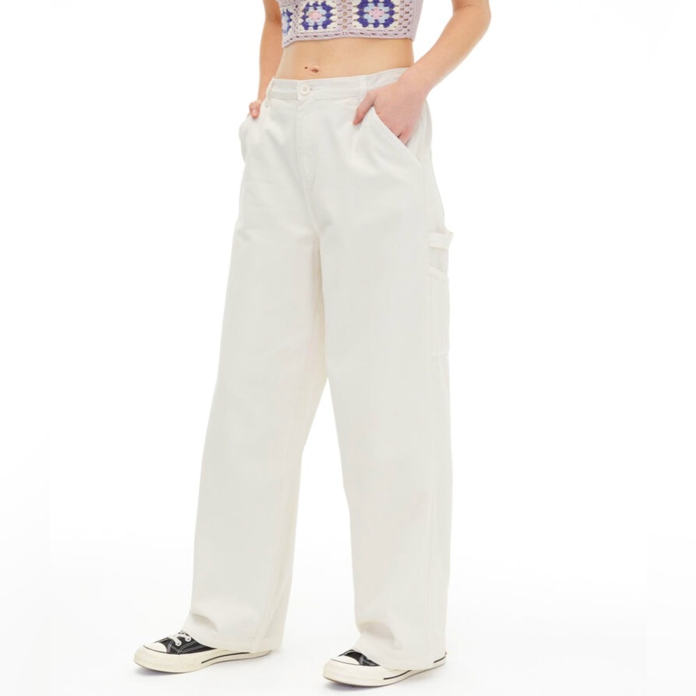 High-Rise Super Wide-Leg Carpenter Pants